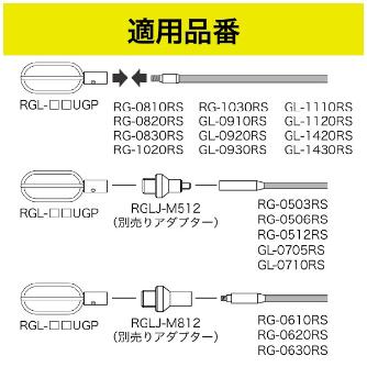 ジェフコム（株） 先端誘導金具 RGL 先端誘導金具 RGL-240UGP