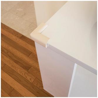 （株）カーボーイ コーナーゴムパットちび4P BS コーナーゴムパットちび４Ｐ　アイボリー BS13