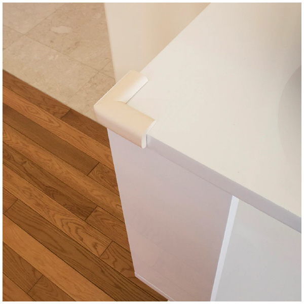 （株）カーボーイ コーナーゴムパットちび4P BS コーナーゴムパットちび４Ｐ　アイボリー BS13