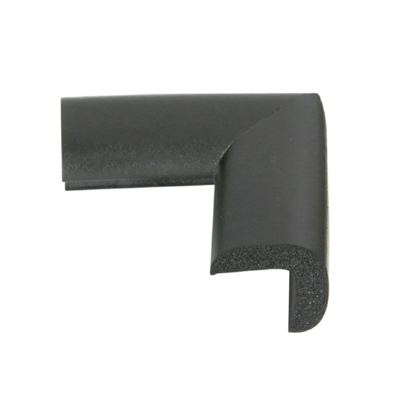 （株）カーボーイ コーナーゴムパットちび4P BS コーナーゴムパットちび４Ｐ　ブラック BS14