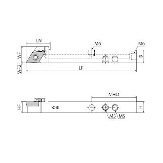京セラ（株） ホルダ 外径旋削用 SDJC ホルダ　外径旋削用 SDJCR1012H-11FFJCTM