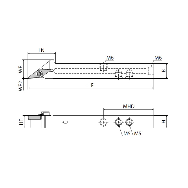 京セラ（株） ホルダ 外径旋削用 SVJP ホルダ　外径旋削用 SVJPR1012H-11FFJCTM