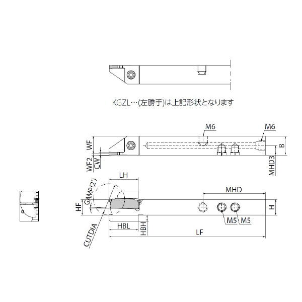 京セラ（株） ホルダ 多機能用 KGZL ホルダ　多機能用 KGZL1012H-2JCTM