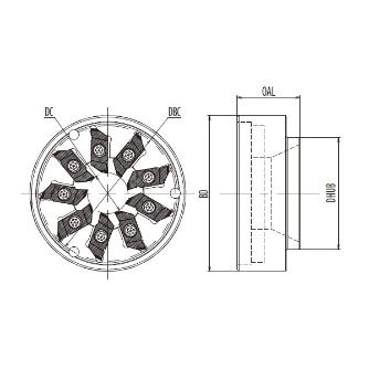 京セラ（株） ホルダ ネジ用 TW ホルダ　ネジ用ＴＷ１２１９Ｌ－０９－ＣＡ TW1219L-09-CA