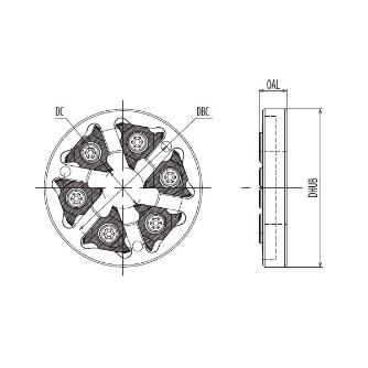 京セラ（株） ホルダ ネジ用 TW ホルダ　ネジ用ＴＷ１２０７Ｔ－０６－ＣＢ TW1207T-06-CB