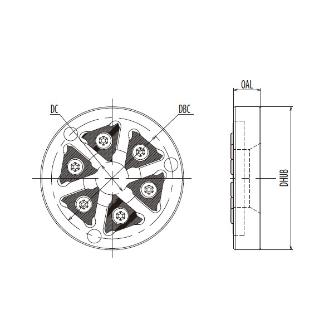 京セラ（株） ホルダ ネジ用 TW ホルダ　ネジ用　ＴＷ１２１９Ｔ－０６－Ｔ TW1219T-06-T