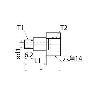 京セラ（株） 部品 J-ST-M6 部品　Ｊ－ＳＴ－Ｍ６－ＲＣ１／８ J-ST-M6-RC1/8