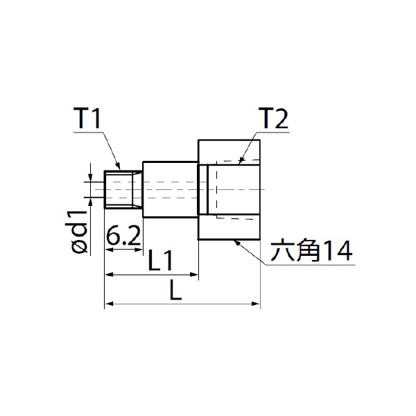京セラ（株） 部品 J-ST-M6 部品　Ｊ－ＳＴ－Ｍ６－ＲＣ１／８ J-ST-M6-RC1/8