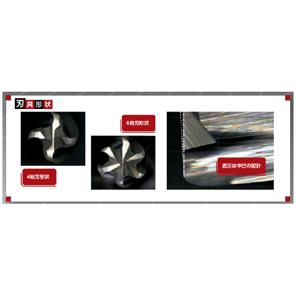 ＹＭＫＴニチアロイ ウレタンゴム用ラジアスエンドミル UGRE ゴム用ラジアスエンドミル UGRE-3X1R