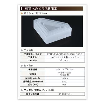 ＹＭＫＴアイゼン ハイブリッド電着エンドミル EDHB-EM-QC ハイブリッド電着エンドミル EDHB-EM-QC-12X10X100