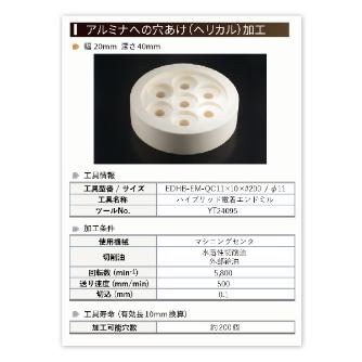 ＹＭＫＴアイゼン ハイブリッド電着エンドミル EDHB-EM-QC ハイブリッド電着エンドミル EDHB-EM-QC-15X10X400