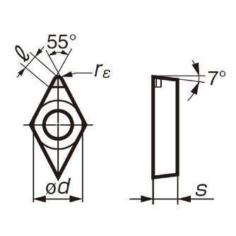 住友電気工業（株） スミダイヤ スローアウェイチップ NF-DCMT-GD スミダイヤ　スローアウェイチップ NF-DCMT11T304N-GD DA1000