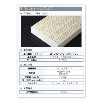 ＹＭＫＴアイゼン オイルホール付き電着ドリル ED-OHD-QC 電着オイルホール付きドリル ED-OHD-QC10.6X140