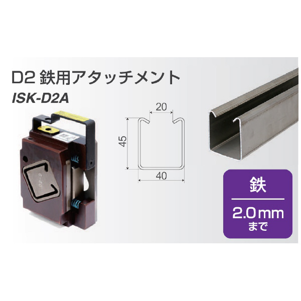 育良精機（株） D2鉄専用 ケース付替刃 ISK-D2A Ｄ２鉄専用　ケース付替刃 ISK-D2A
