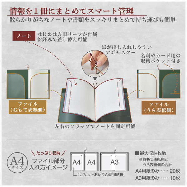 （株）キングジム ファイリングノート A4 ファイリングノート　Ａ４　ネイビー 9914-NV