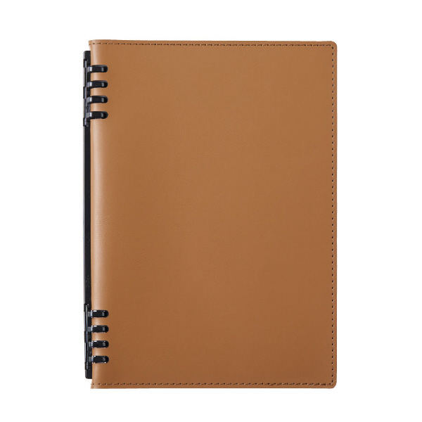 （株）キングジム レザフェスU リングノート テフレーヌ A5 レザフェスＵ　ＲＮ　テフレーヌ　キャメル 9854TELU-CA