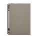 （株）キングジム レザフェスU リングノート テフレーヌ A5 レザフェスＵ　ＲＮ　テフレーヌ　グレー 9854TELU-GY