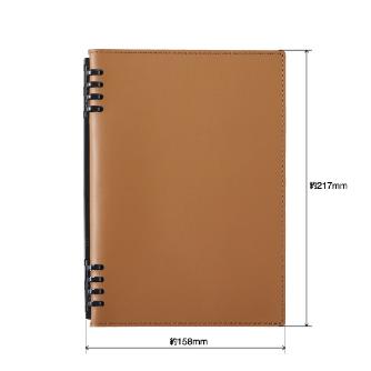 （株）キングジム レザフェスU リングノート テフレーヌ A5 レザフェスＵ　ＲＮ　テフレーヌ　オリーブ 9854TELU-OL