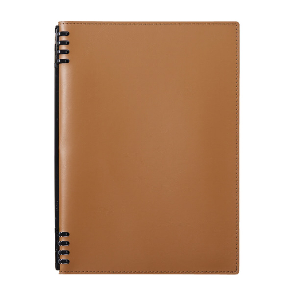 （株）キングジム レザフェスU リングノート テフレーヌ B5 レザフェスＵ　ＲＮ　テフレーヌ　キャメル 9855TELU-CA
