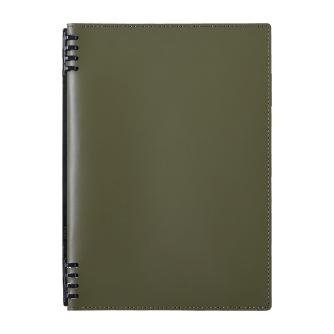 （株）キングジム レザフェスU リングノート テフレーヌ B5 レザフェスＵ　ＲＮ　テフレーヌ　オリーブ 9855TELU-OL