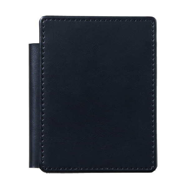 （株）キングジム レザフェスU スライドメモパッド A7 レザフェスＵ　スライドメモＰ　黒 9930LU-BK