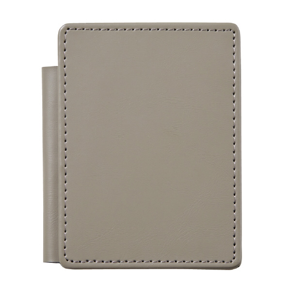 （株）キングジム レザフェスU スライドメモパッド A7 レザフェスＵ　スライドメモＰ　グレー 9930LU-GY