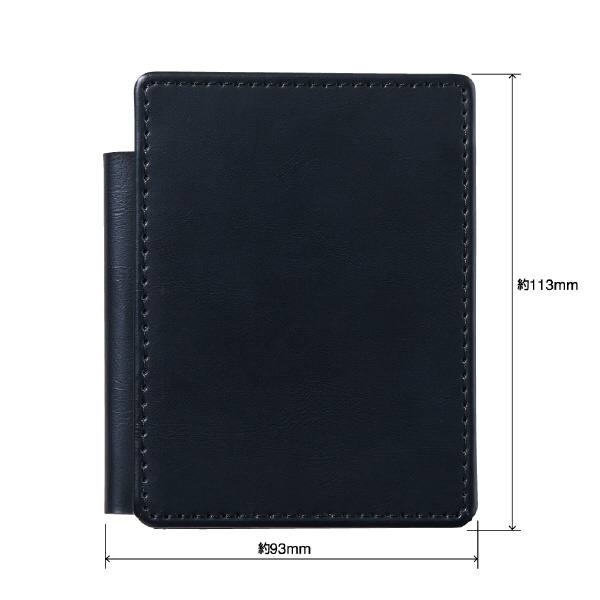 （株）キングジム レザフェスU スライドメモパッド A7 レザフェスＵ　スライドメモＰ　グレー 9930LU-GY