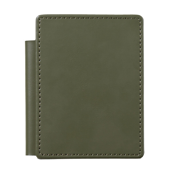 （株）キングジム レザフェスU スライドメモパッド A7 レザフェスＵ　スライドメモＰ　オリーブ 9930LU-OL