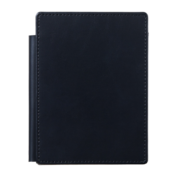 （株）キングジム レザフェスU スライドメモパッド A6 レザフェスＵ　スライドメモＰ　黒 9932LU-BK