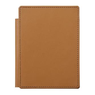 （株）キングジム レザフェスU スライドメモパッド A6 レザフェスＵ　スライドメモＰ　キャメル 9932LU-CA