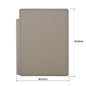 （株）キングジム レザフェスU スライドメモパッド A6 レザフェスＵ　スライドメモＰ　キャメル 9932LU-CA