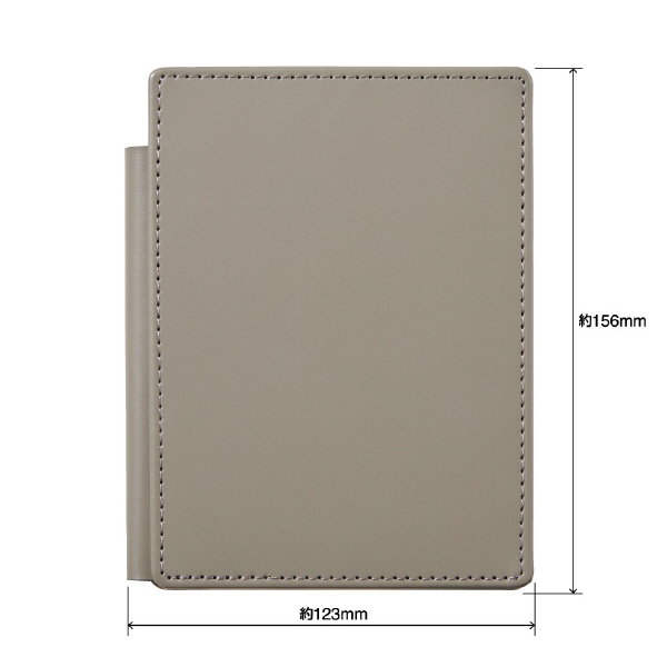 （株）キングジム レザフェスU スライドメモパッド A6 レザフェスＵ　スライドメモＰ　キャメル 9932LU-CA