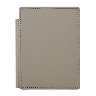 （株）キングジム レザフェスU スライドメモパッド A6 レザフェスＵ　スライドメモＰ　グレー 9932LU-GY