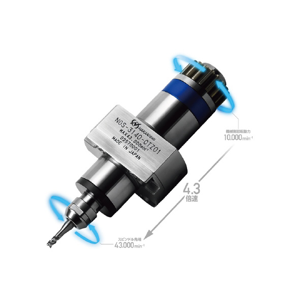 （株）ナカニシ 増速スピンドル NGS 増速スピンドル NGS-3140-CTZ01