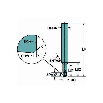 サンドビック（株） CoroMillDuraエンドミル 1K212 ＣｏｒｏＭｉｌｌＤｕｒａエンドミル【Ｅ】 1K212-0575-XA 1730
