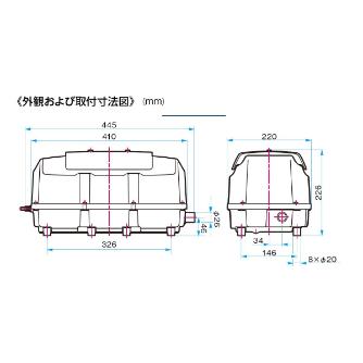 日東工器（株） メドーブロア LA ブロワ LA-150F