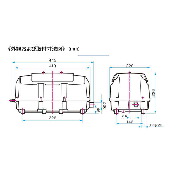 日東工器（株） メドーブロア LA ブロワ LA-150F