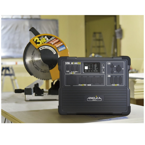 （株）モトユキ グローバルソー ENELICA ポータブル電源 3600W GMP グローバルソーＥＮＥＬＩＣＡポータブル電 GMP-3600