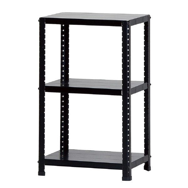 （株）ダイソー CLEラック(60kgタイプ) ＣＬＥラック３段 CLE45375-3 ｸﾛ