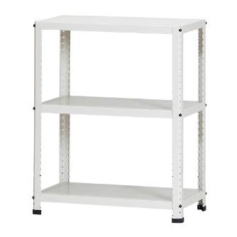 （株）ダイソー CLEラック(60kgタイプ) ＣＬＥラック３段 CLE6375-3 ｼﾛ