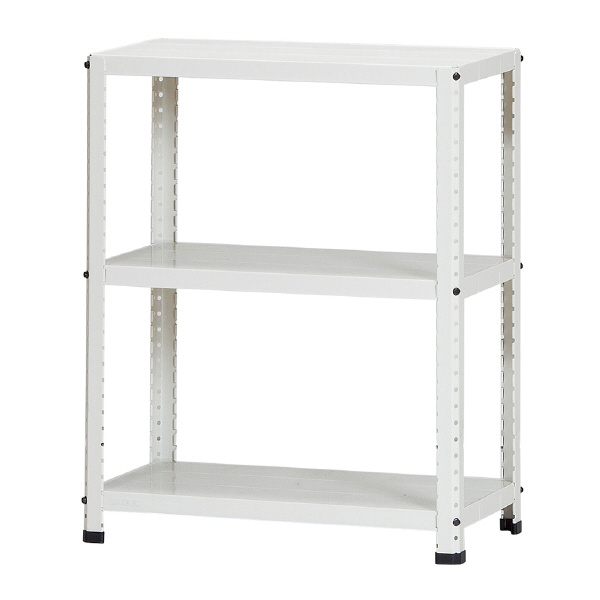 （株）ダイソー CLEラック(60kgタイプ) ＣＬＥラック３段 CLE6375-3 ｼﾛ