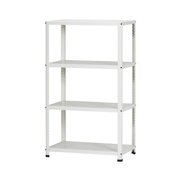 （株）ダイソー CLEラック(60kgタイプ) ＣＬＥラック４段 CLE7412-4 ｼﾛ