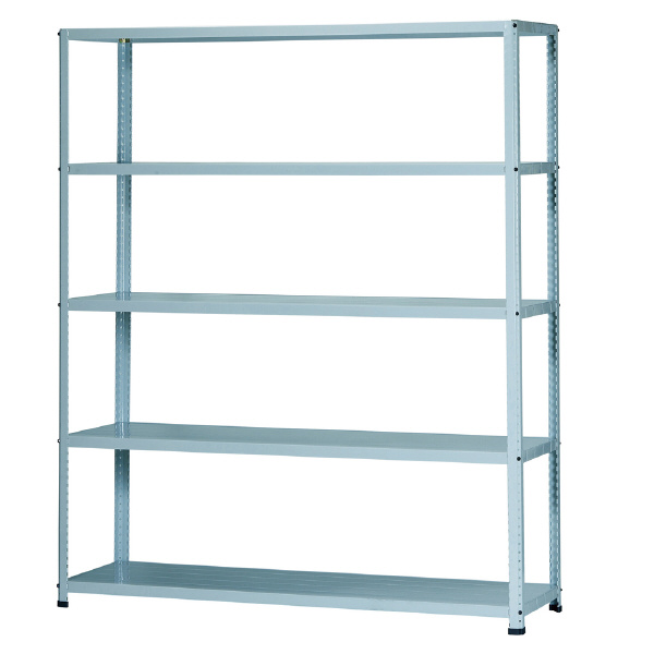 （株）ダイソー JFラック(150kgタイプ) ＪＦラック５段 JF-3 ｱｸｱﾌﾞﾙｰ