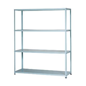 （株）ダイソー JFラック(150kgタイプ) ＪＦラック４段 JF-7 ｱｸｱﾌﾞﾙｰ