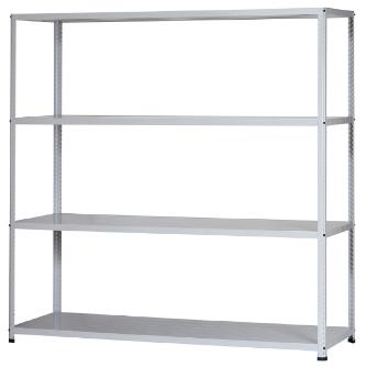 （株）ダイソー JFラック(150kgタイプ) ＪＦラック４段 JF-8 ﾃｸﾉﾎﾜｲﾄ