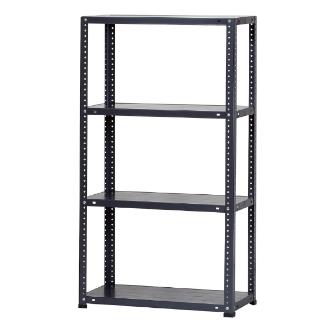 （株）ダイソー LSTラック(70kgタイプ) スタンダードラック４段 LST-7536 4ﾀﾞﾝ ﾈｵﾌﾞﾗｯｸ