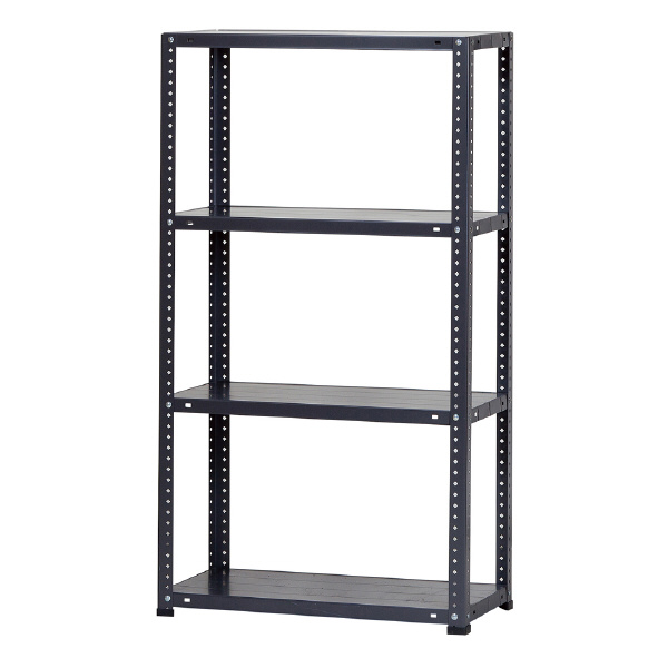 （株）ダイソー LSTラック(70kgタイプ) スタンダードラック４段 LST-7536 4ﾀﾞﾝ ﾈｵﾌﾞﾗｯｸ