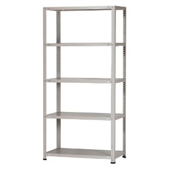 （株）ダイソー LSTラック(70kgタイプ) スタンダードラック５段 LST-1 5ﾀﾞﾝ ﾍﾞｰｼﾞｭ