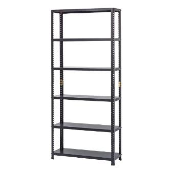 （株）ダイソー SRIIラック ジョイント式支柱(60kgタイプ) 支柱ジョイント式ラック６段 SR282718-6 ｸﾛ