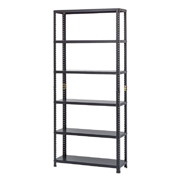 （株）ダイソー SRIIラック ジョイント式支柱(60kgタイプ) 支柱ジョイント式ラック６段 SR282718-6 ｸﾛ